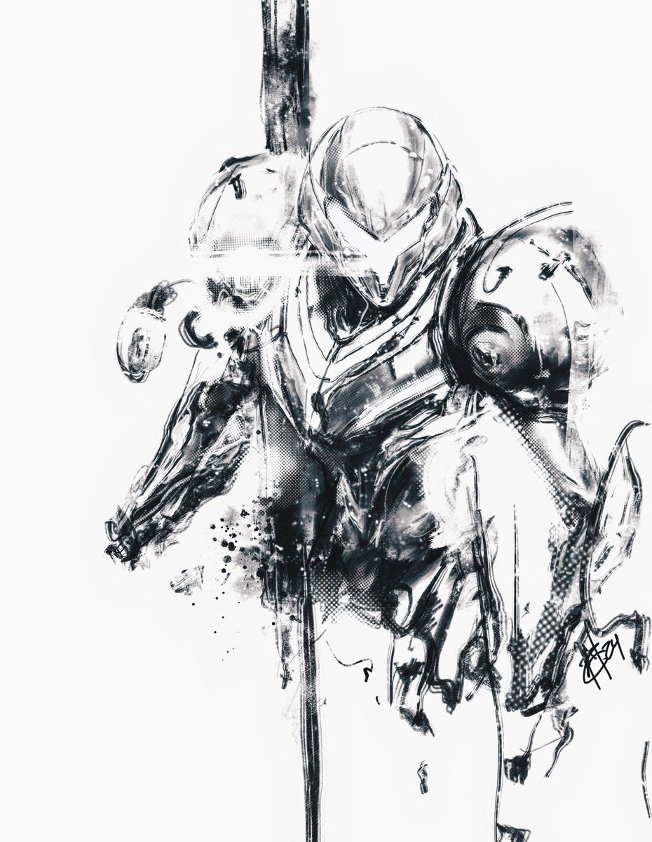 Posting a lot of the Metroid concept art I didn’t upload