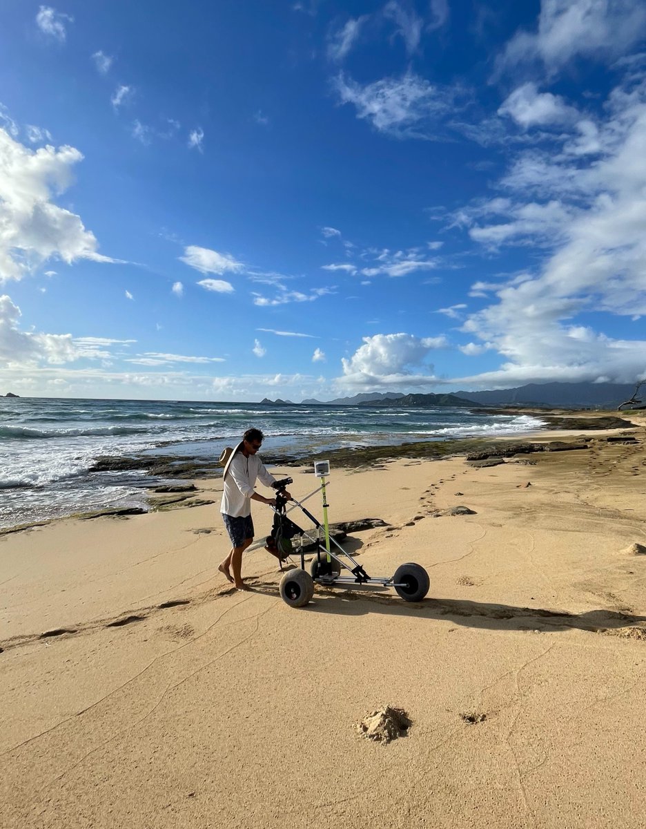 Austin Barnes, a 3rd-year Scripps Oceanography PhD student from ‘Aiea, Hawai‘i, studies the coastal impacts of sea-level rise. 🏝️ Learn more about his desire to bring his research home to Hawai'i to help address climate-related issues. ⬇️ scripps.ucsd.edu/news/scripps-s…