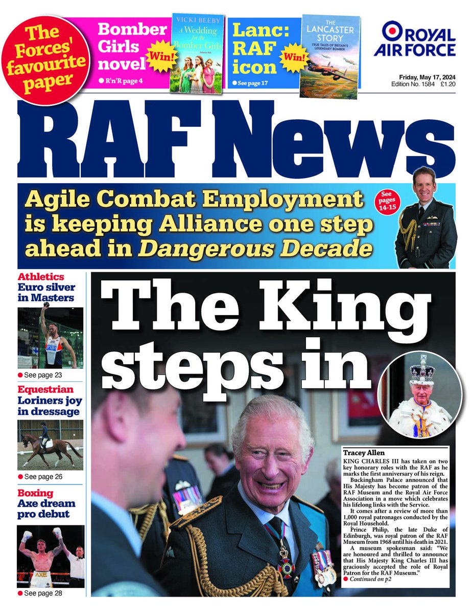 RAF News The latest edition of RAF News is out now. go to ow.ly/o8af50RNyBC to subscribe