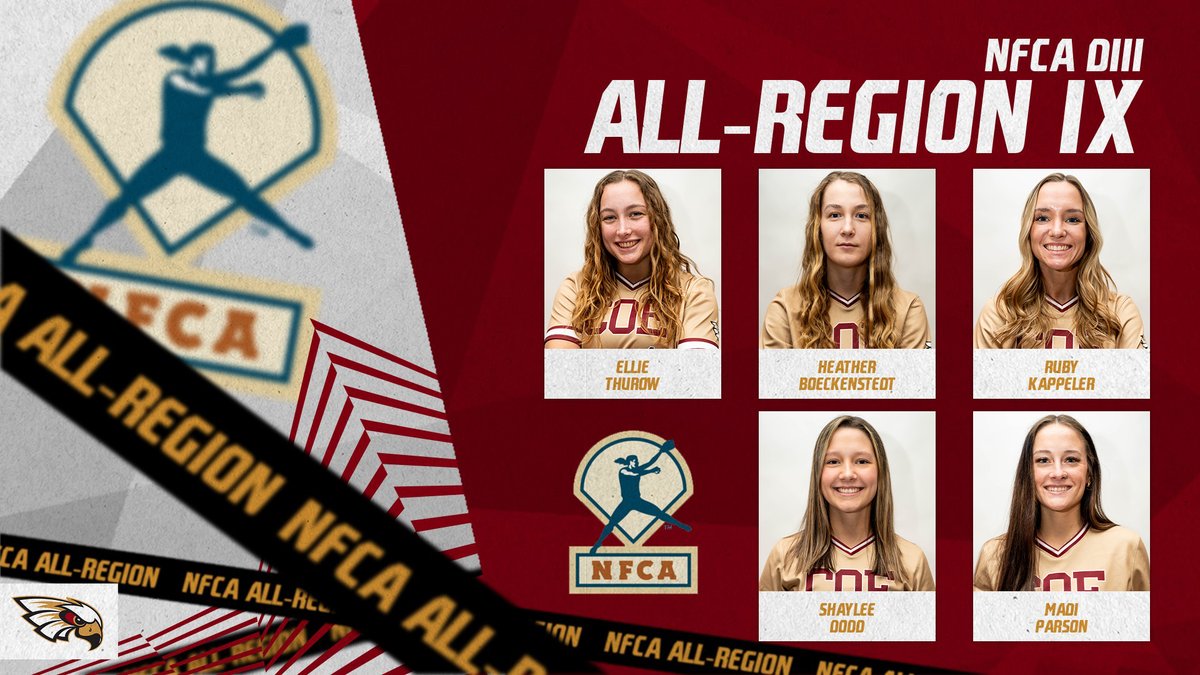 Five Kohawk Softball players named all-region by NFCA.

@CoeSoftball  
📰bit.ly/44RZtWV

#KohawkNation