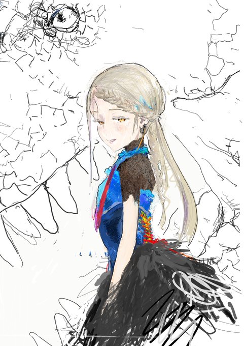 「dress sketch」 illustration images(Latest)