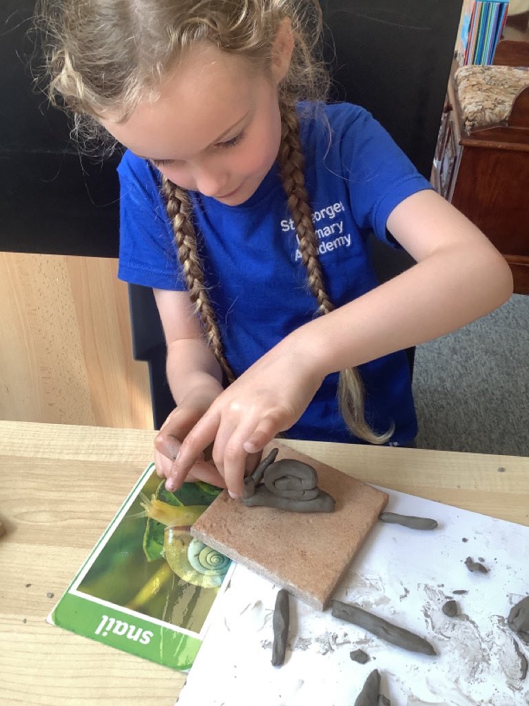 Another sneak peek into our Art Week 2024! This time it was clay. We learned about how adding a small amount of water can create a cement to stick smaller pieces of clay together. The water can also be used to smooth the clay. We added beads to add detail to our insects.