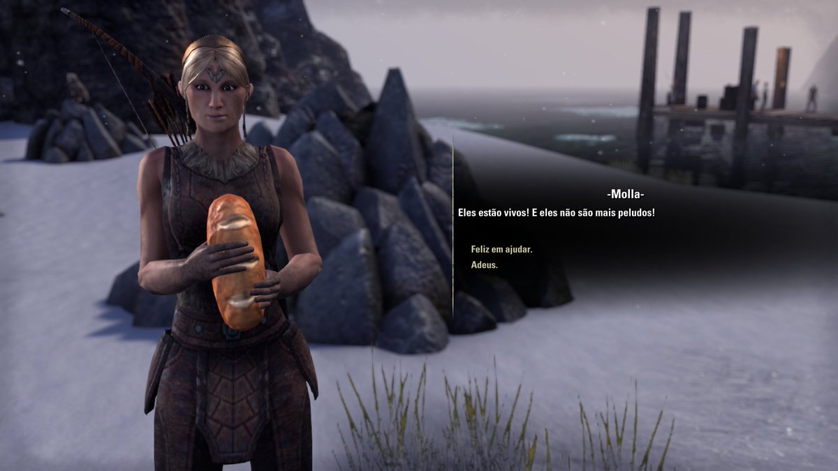 Molla tá cheia de fome 🍞😂 #ESO #TheElderScrollsOnline