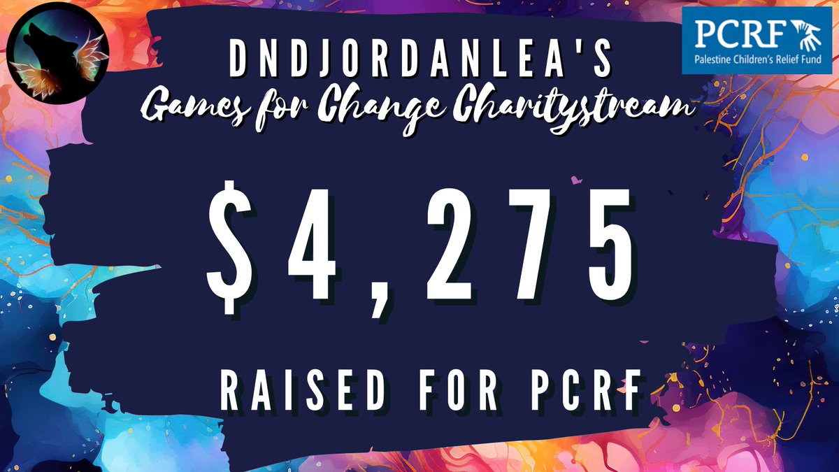 Cannot say thank you enough to everyone that was a part of this weekend. We raised $4,275 for @ThePCRF with @tiltify. Our tiltify link is still live as we are ALMOST at $4.5K raised. tiltify.com/@dndjordanlea/…