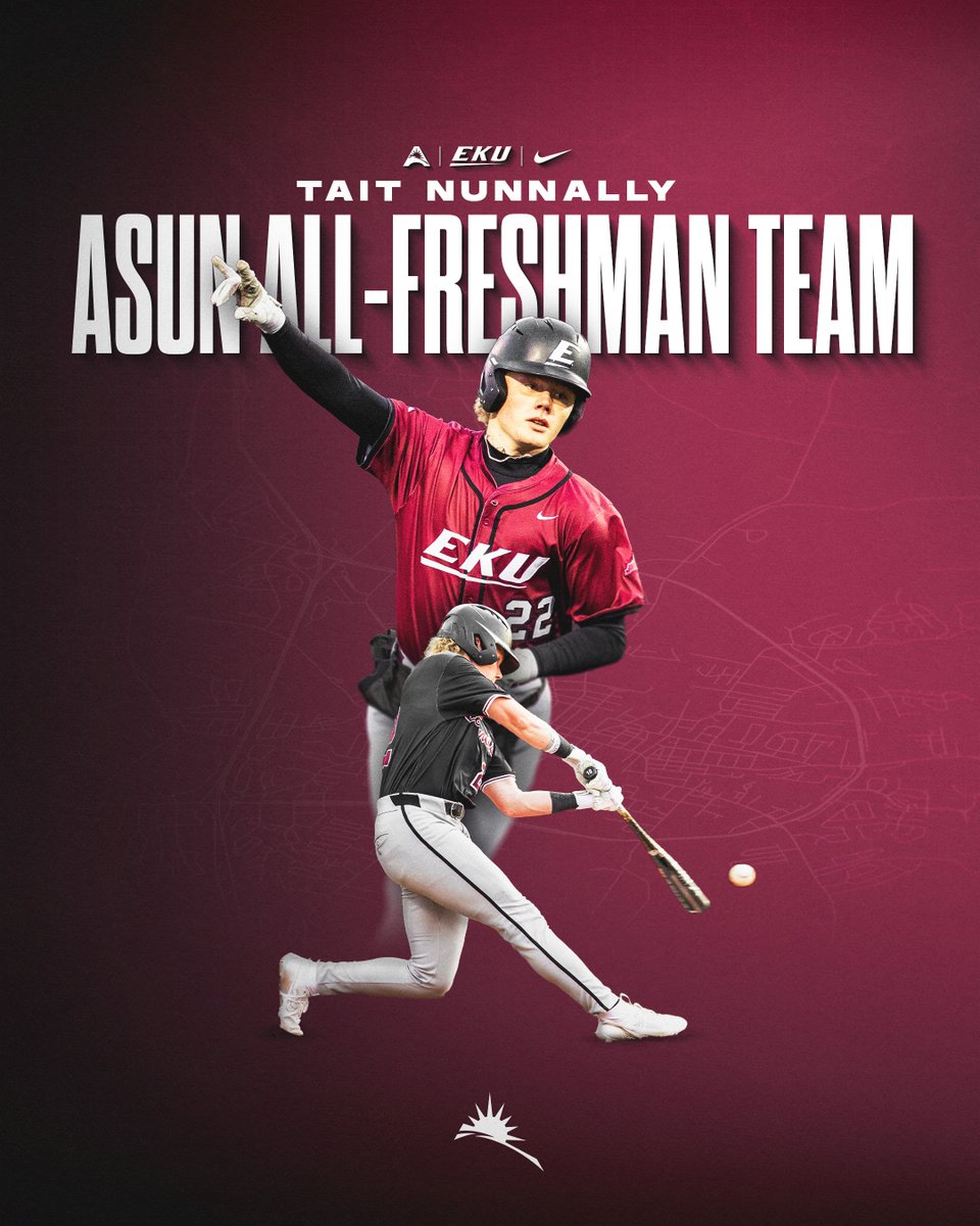 EKU Baseball (@ekubaseball) on Twitter photo Congratulations <a href="/NunnallyTait/">Tait Nunnally</a>
⚾️.285
⚾️11 home runs
⚾️14 doubles
⚾️46 RBIs
⚾️39 runs
⚾️.531 slugging
⚾️.353 on-base %
Tait was the 1st Colonel since 2016 to have 6 hits in a game.
#GoBigE Congratulations <a href="/NunnallyTait/">Tait Nunnally</a>
⚾️.285
⚾️11 home runs
⚾️14 doubles
⚾️46 RBIs
⚾️39 runs
⚾️.531 slugging
⚾️.353 on-base %
Tait was the 1st Colonel since 2016 to have 6 hits in a game.
#GoBigE