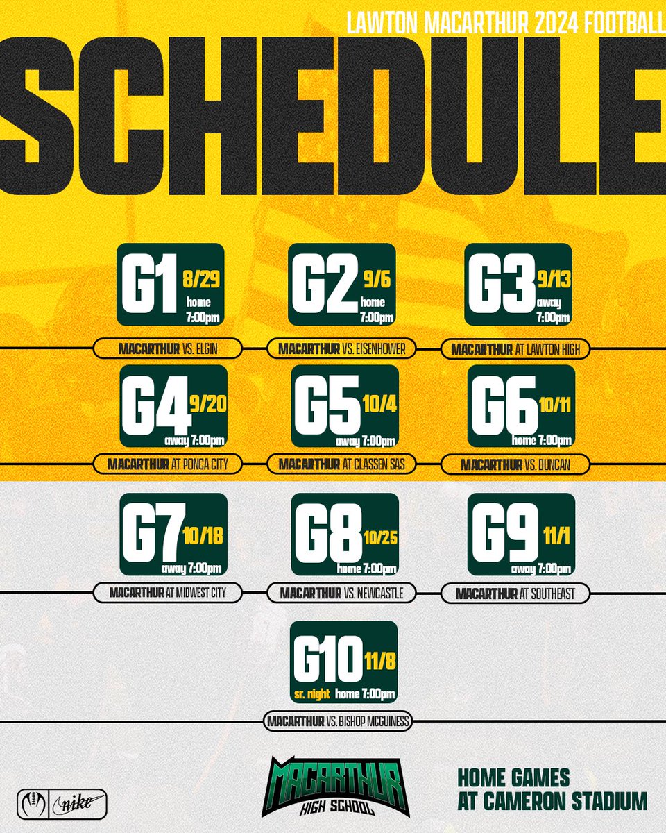 MacArthur Football tweet media