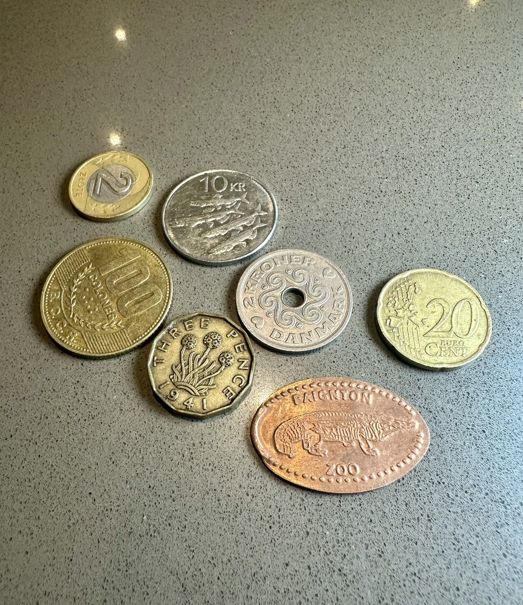 Charlotte Walker (@charlottew_nhs) on Twitter photo Doing some secondary employment tonight for a job I’m clearly unprepared for….tooth fairy 🦷🧚
Does anyone know the exchange rate of <a href="/PaigntonZoo/">Paignton Zoo</a> coins to the pound?
How many Kroner is reasonable for a baby tooth?
Is non-circulating currency an acceptable trade? Doing some secondary employment tonight for a job I’m clearly unprepared for….tooth fairy 🦷🧚
Does anyone know the exchange rate of <a href="/PaigntonZoo/">Paignton Zoo</a> coins to the pound?
How many Kroner is reasonable for a baby tooth?
Is non-circulating currency an acceptable trade?