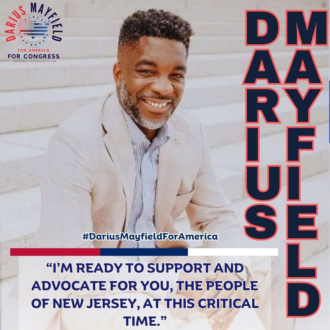 We will get New Jersey and our country in order all at once. We know how to walk and chew gum at the same time. It's time to retire the past and elect leaders ready to put Americans and #AmericaFirst 🇺🇸 A vote for Darius is a vote for America and common sense.