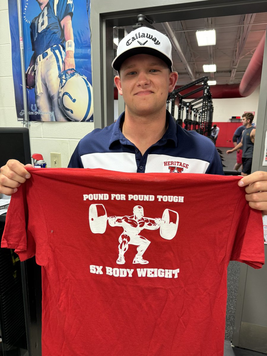 Kobe Meyer is in the 5x Ratio Club! #5timesbodyweight