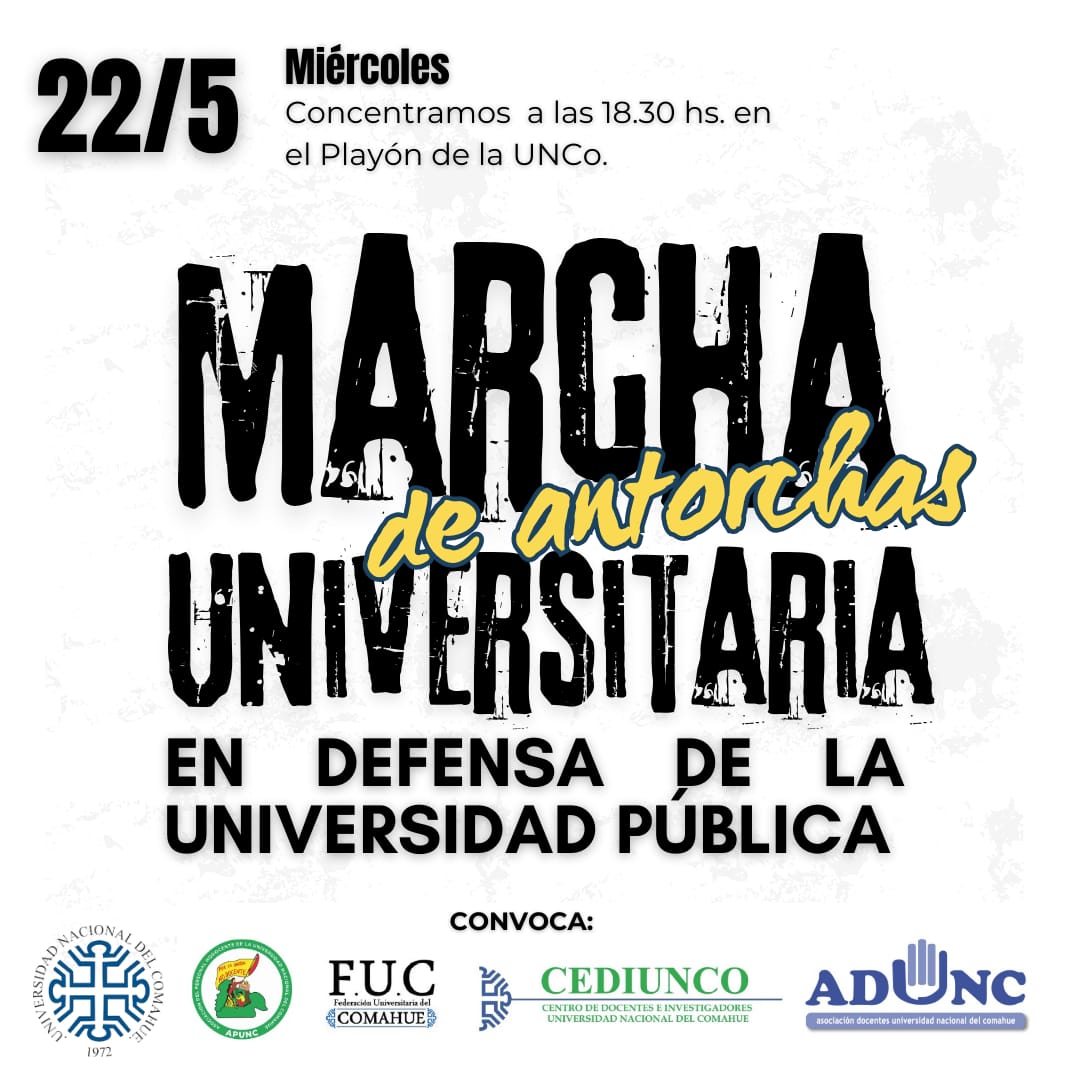 🚨Ahora el miércoles 22 marcha de antorchas universitaria y el jueves paro nacional docente de todos los niveles
#ElPeorPresidenteDeLaHistoria