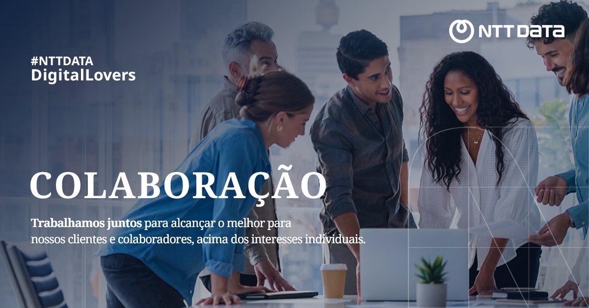 NTTDataBrasil's tweet image. 🚀 #COLABORAÇÃO na NTT DATA: um único espírito em meio a tantos projetos 🌟
