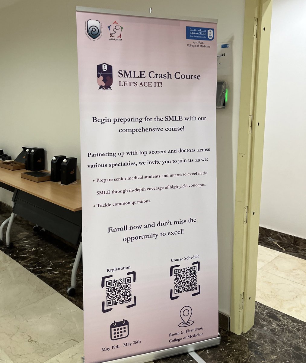 Adnan_MOG's tweet photo. It was my pleasure to be one of the presenters in the SMLE crash course, many thanks to the organizers for their efforts 

best wishes for the fresh graduates and soon to be doctors 

Best luck on your exam! https://t.co/ltqH3Dz8TV