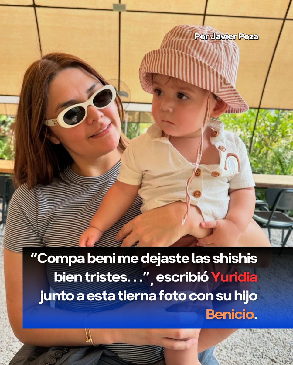 ¡Amamos a Beni! #Yuridia enamoró al publicar esta foto con su hijo Benicio, acompañada del siguiente mensaje: “Compa beni me dejaste las shishis bien tristes pero el cora bien feliz…bye Por fin vacaciones! NO ME LLAMEN!!! NO ESTOY!”, escribió. Por @javierpoza. 📸 IGYuridia