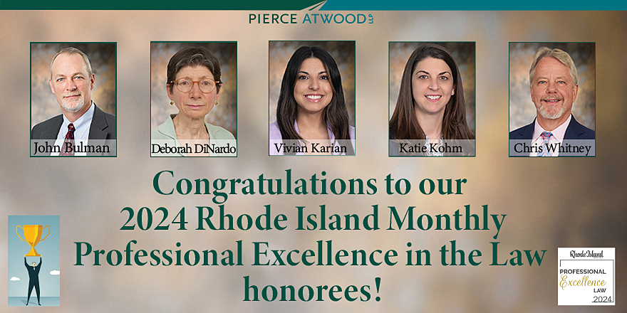 Congratulations to these firm attorneys, recognized for 'Professional Excellence in the Law' by @RIMonthly. #ConstructionLaw #TrustsAndEstates tinyurl.com/6a97bvvh