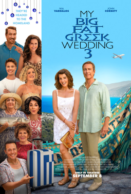 This afternoon at 1 pm, the Weehawken Free Public Library presents Afternoon at the Movies featuring My Big Fat Greek Wedding 3 for ages 18 & up!