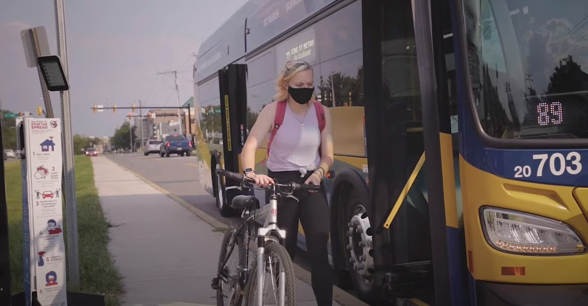 Missed Bike to Work Day? No worries - with bike racks on every DASH bus, you can bring your bike with you on any DASH trip. 🚲 Learn more at dashbus.com/bike/!