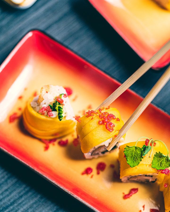 Sushi at Aveika 🥢 Freshly rolled, everyday, to order, with no compromise on quality 🍣