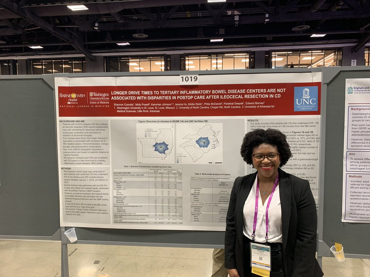 P_DeepakIBDMD's tweet photo. Day2 equally 🌟:
- @Siyan_Cao ER stress responses control innate lymphoid cells in #IBD
- #ShannonCoombs on our data with @UNCGastro @EdBarnesMD showing IBD surgery should be centralized given ➕impact on rural/urban disparities in #Crohns
- 2 abstracts BMI and Upa/sc IFX https://t.co/ZPDd0THqII