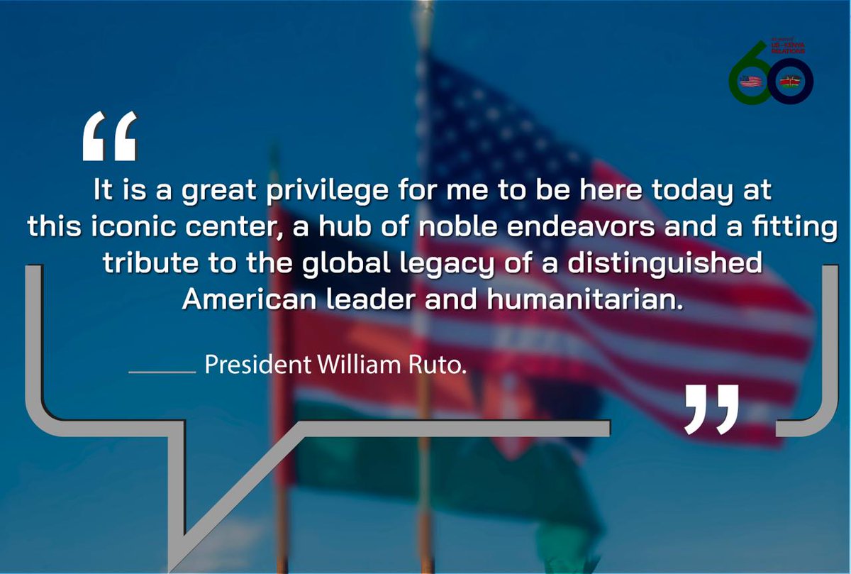 President William Ruto has delivered a significant speech at theCarter Presidential Library and Museum, emphasizing the deep ties between Kenya and the U.S. He honored former President Jimmy Carter's legacy in promoting democracy and health, highlighted Kenya's achievements in