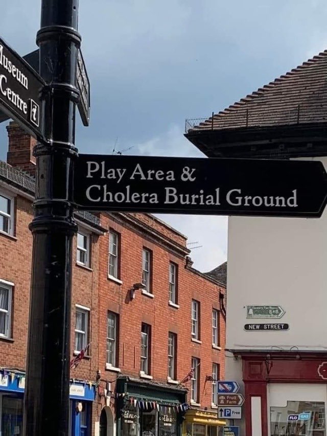 if you need me i’ll be at the play area and cholera burial ground