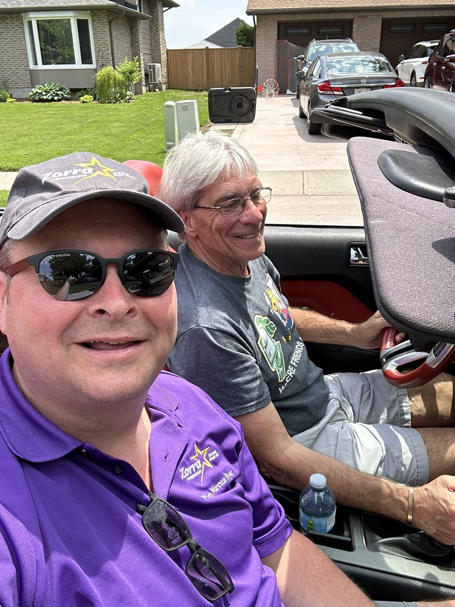 marcusryanzorra's tweet photo. Huge thanks to Jim Rex for driving me in the #calithumpian parade!
First time since ‘15 I didn’t walk the parade. I broke a toe #doingmypart in the dunk tank yesterday. I’ll live, but it was good to do the parade without walking. I LITERALLY couldn’t have done it without you Jim! https://t.co/X6ZPu852jj