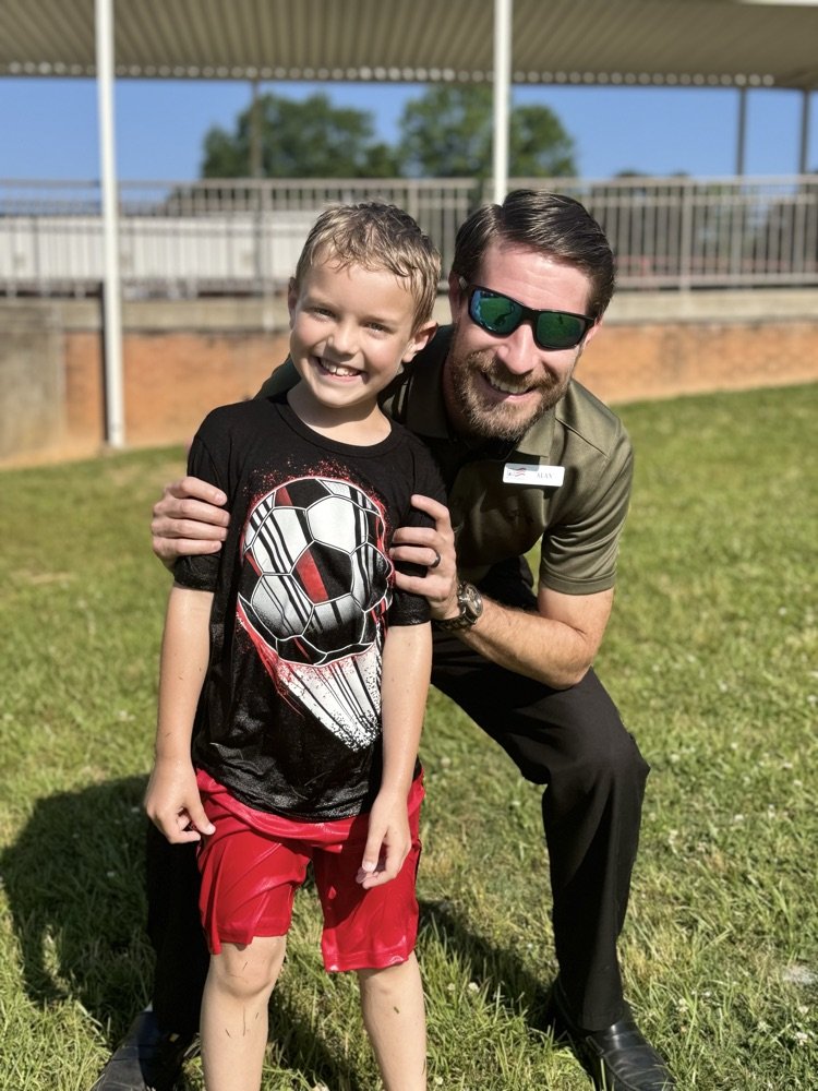 Peoples Bank!!!! They know how to bring the party! Thank you for supplying snow cones for over 700 students and staff on Water Day!