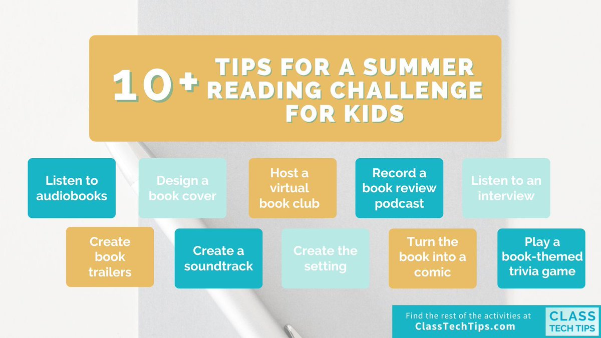 📚 Summer is the perfect time to shake up traditional classroom reading activities! Discover new ideas in my latest blog post. 🚀 Check it out here: classtechtips.com/2024/05/16/sum…