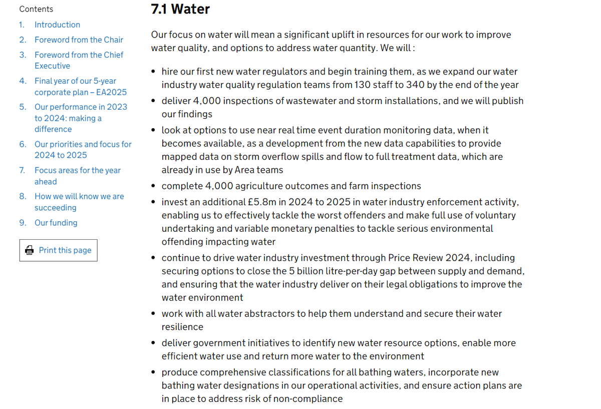 The EA published their Business Plan for 2024/25 today. In the section on water there's not a single mention of pollution from highway runoff. Frankly, I despair. You can read the report on this link, but if I were you, I wouldn't waste your time. I wish I hadn't.