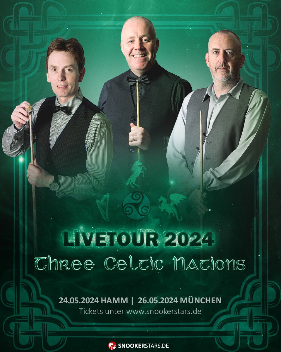 Letzte Möglichkeit noch Tickets zu kaufen für die Exhibition am 24.05. in Hamm und am 26.05. in München. Tickets können an der Tageskasse abgeholt werden. #snooker #147sf #grabyourticket