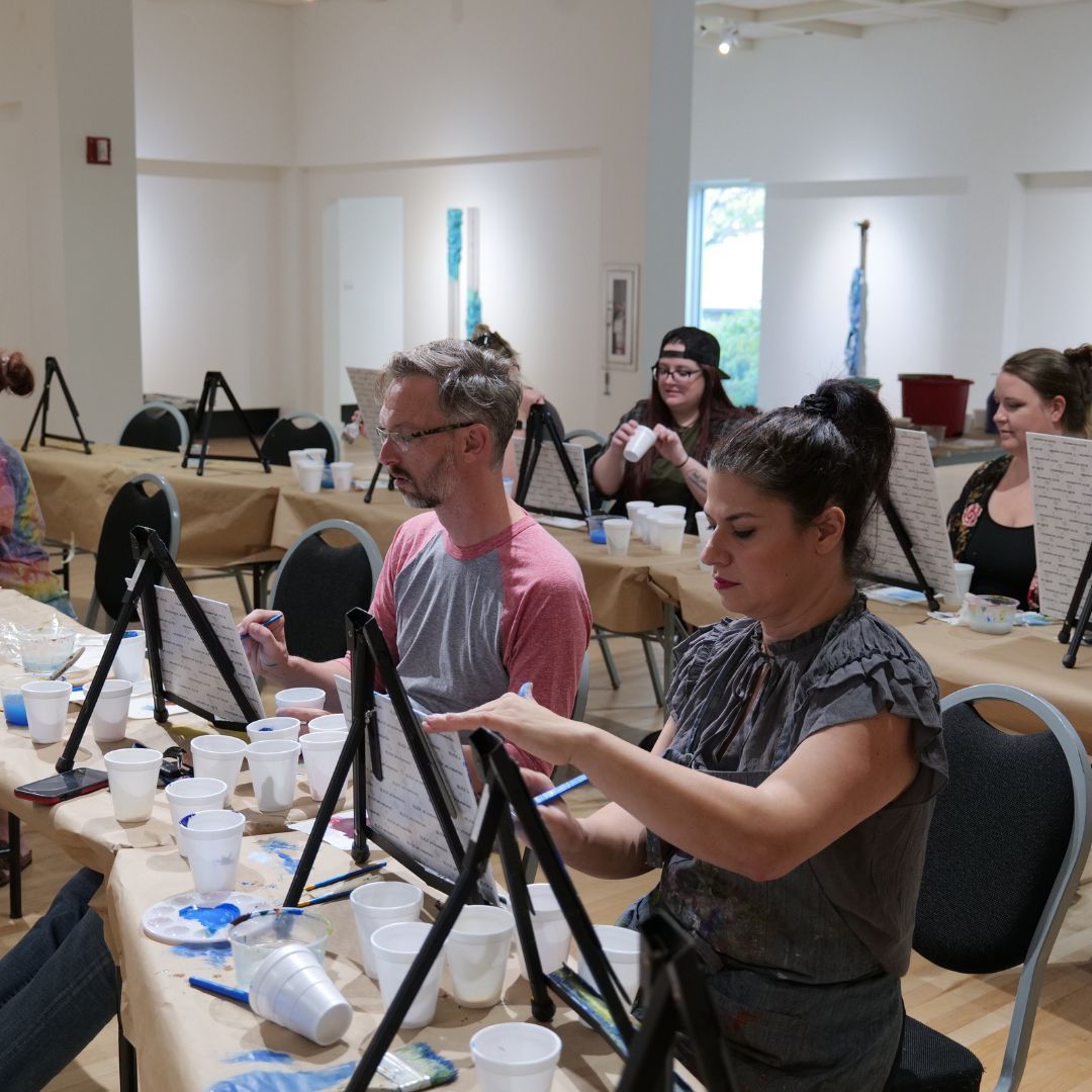 CoralSpringsMOA's tweet image. Thank you to everyone who joined us for a delightful afternoon of Bob Ross-inspired fun, painting Happy Little Trees in the museum! 🌳✨ 

Stay tuned for our next event where we'll bring more creative joy and inspiration your way. See you at the museum! #CSMoA
