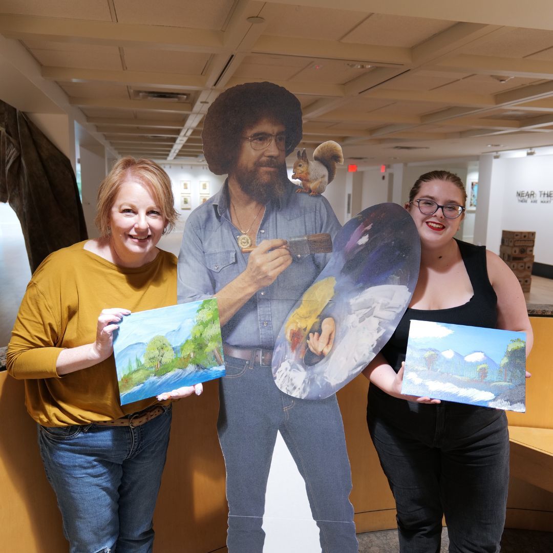 CoralSpringsMOA's tweet image. Thank you to everyone who joined us for a delightful afternoon of Bob Ross-inspired fun, painting Happy Little Trees in the museum! 🌳✨ 

Stay tuned for our next event where we'll bring more creative joy and inspiration your way. See you at the museum! #CSMoA
