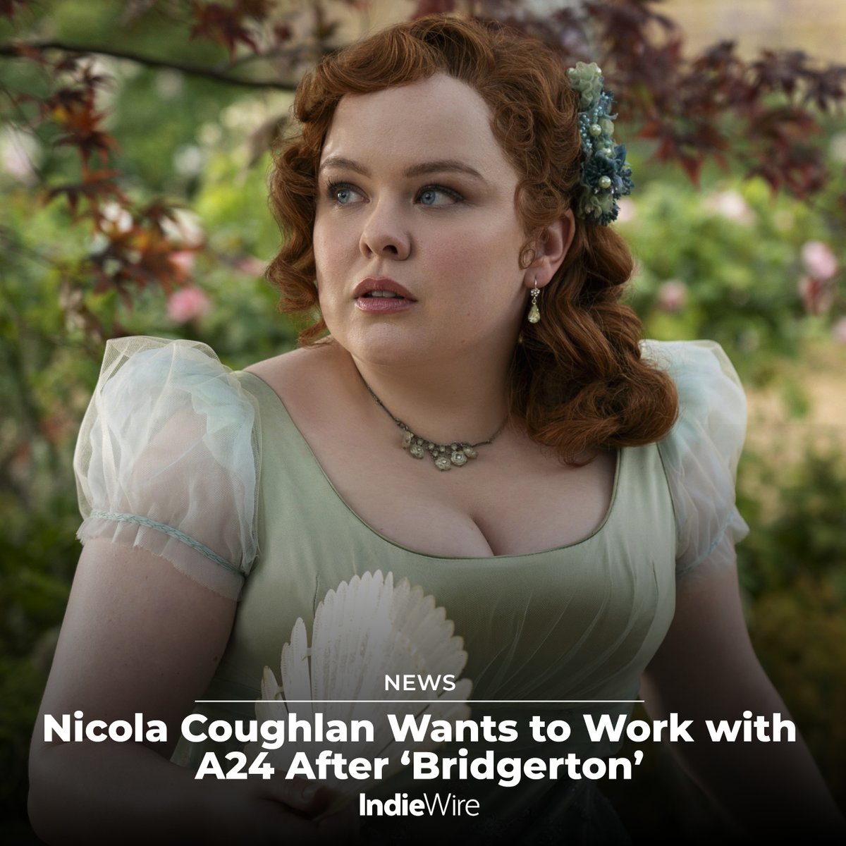 Nicola Coughlan is nowhere near done with #Bridgerton, but the star of Season 3 can’t help looking down the road. From hosting #SNL to working with A24, she's diving into her wishlist: trib.al/X1FTqPA