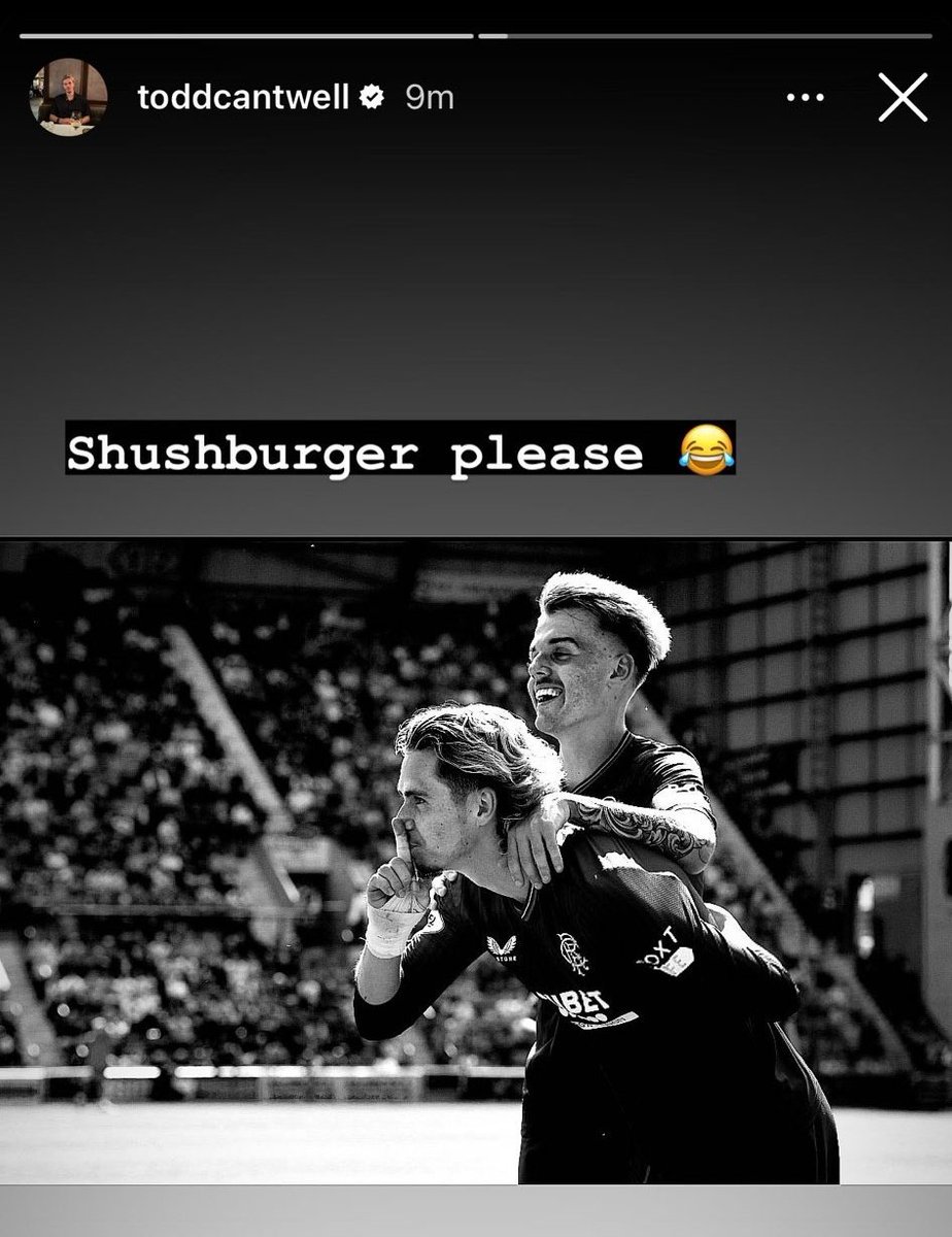 Cantwell now trolling his own support in the lead up to the Cup Final, in a now deleted Instagram Story: