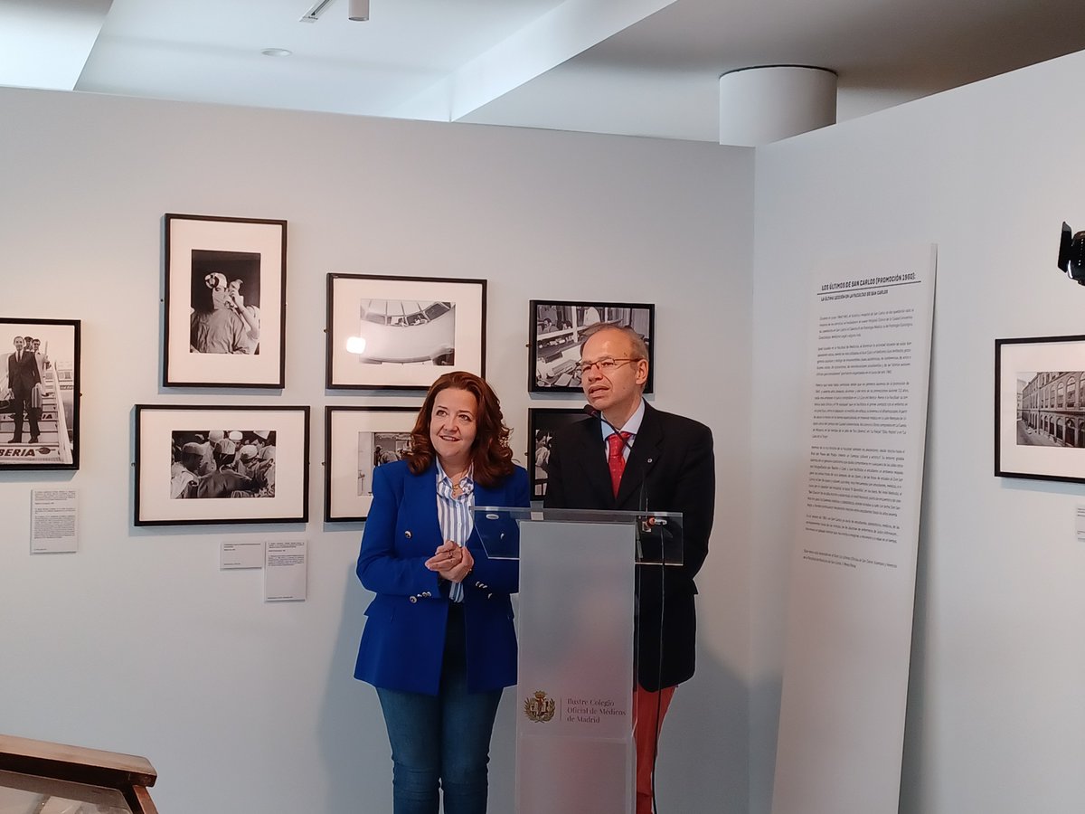 🧑‍⚕️ La @ComunidadMadrid destaca la labor del @Icomem_Oficial como un pilar básico del sistema sanitario de la región. ✅ La consejera de Sanidad ha participado hoy en la clausura de la exposición “Flashback: Instantes de un Legado”, en honor a los 125 años de la institución.