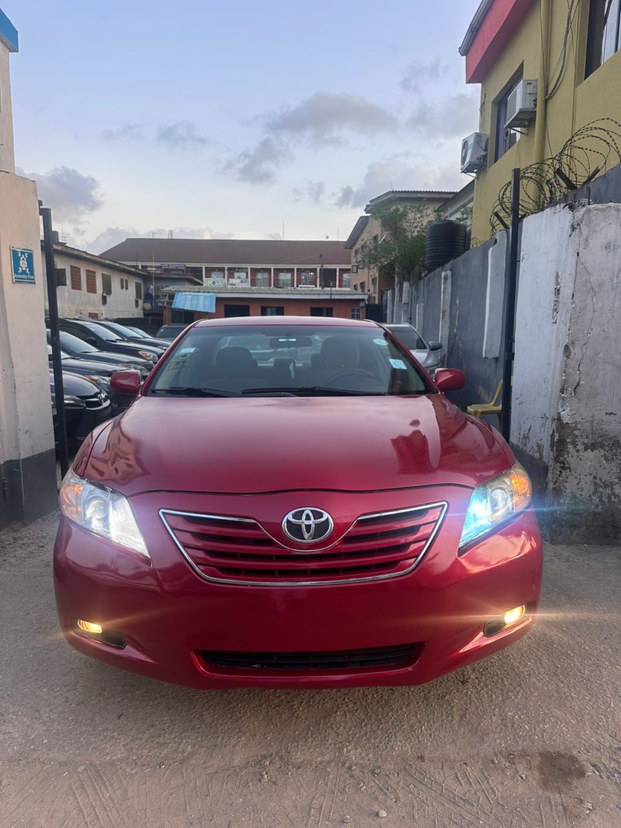 Reg Toyota Camry 2009 Model 
First Body Pan
Clean Fabrics Interiors 
Sound Engine 
Gear Swift 
AC Cooling Effectively 
Buy and Thank Me Later 

Price: 6.5m
Location: Ogba

abuja Arteta Anthony Joshua usyk banex e-money junior Pope pastor Tobi Iran amusan