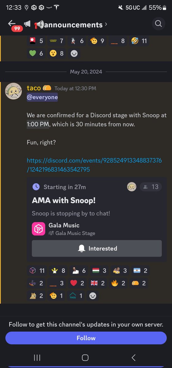 @graildoteth @BitBenderBrink @GoGalaGames @Last_Expedition @TWDEmpires @GoGalaMusic @GoGalaFilms @SnoopDogg @RZRseries discord.com/events/9285249…
We are a discord people I must say. Come see snoop talk with us man. 30 minutes.