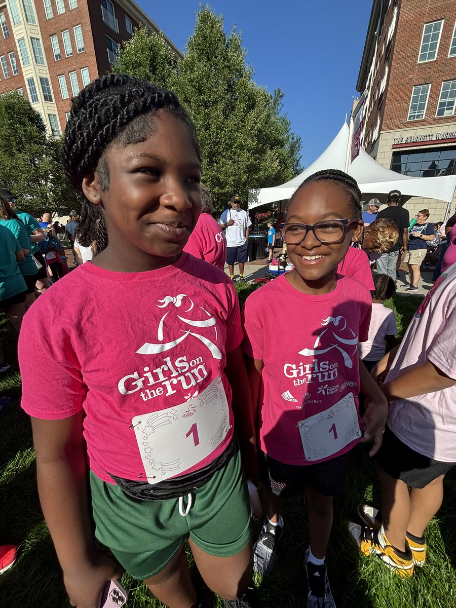 Our Girls on the Run program wrapped up today with a final 5k at the Columbus Commons today. These girls have come so far and should be proud of themselves. #StarPoweredActivated