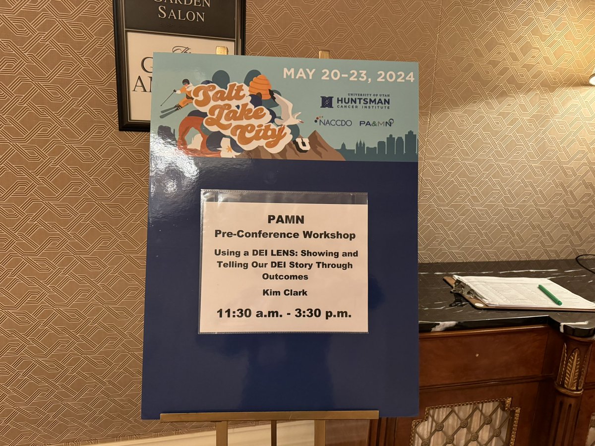 Glad to be taking workshop on DEI in communications with @naccdo_pamn peers at #naccdopamn conference in Salt Lake City. So many opportunities  to do better in personal and professional comms