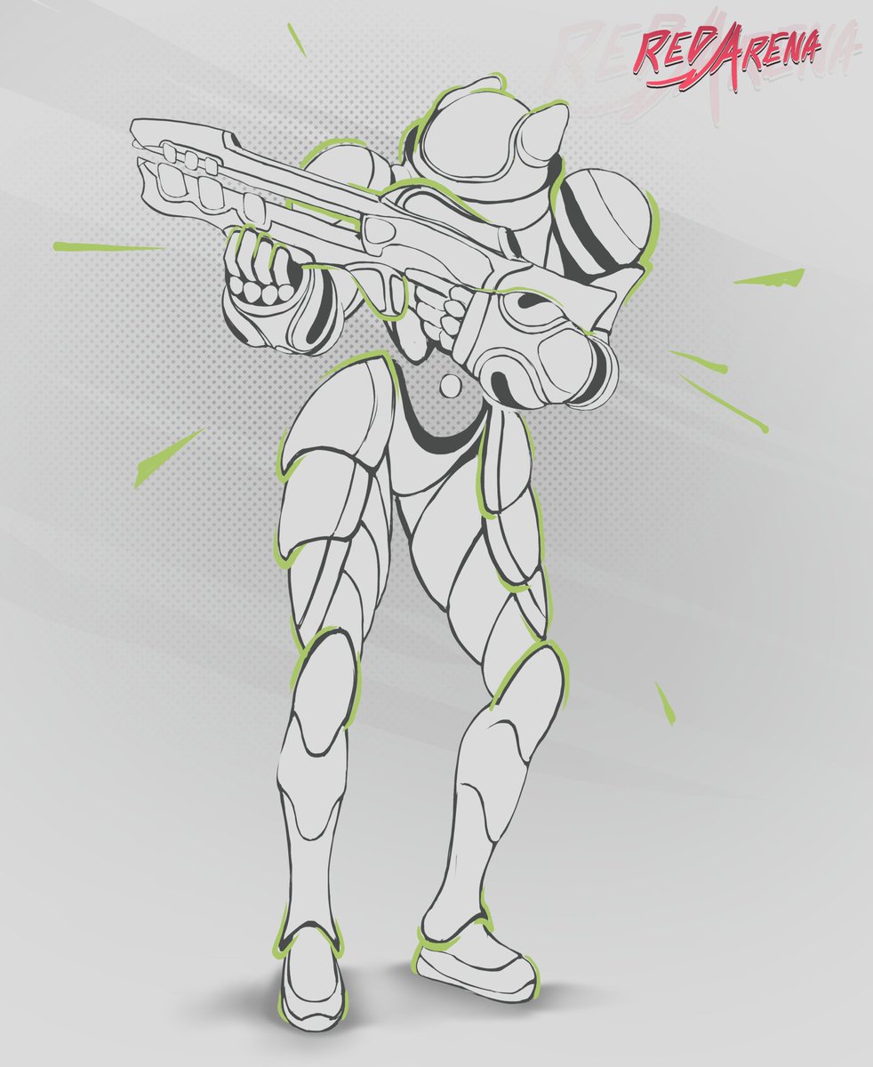 Concept art - sketch
Knight and gun