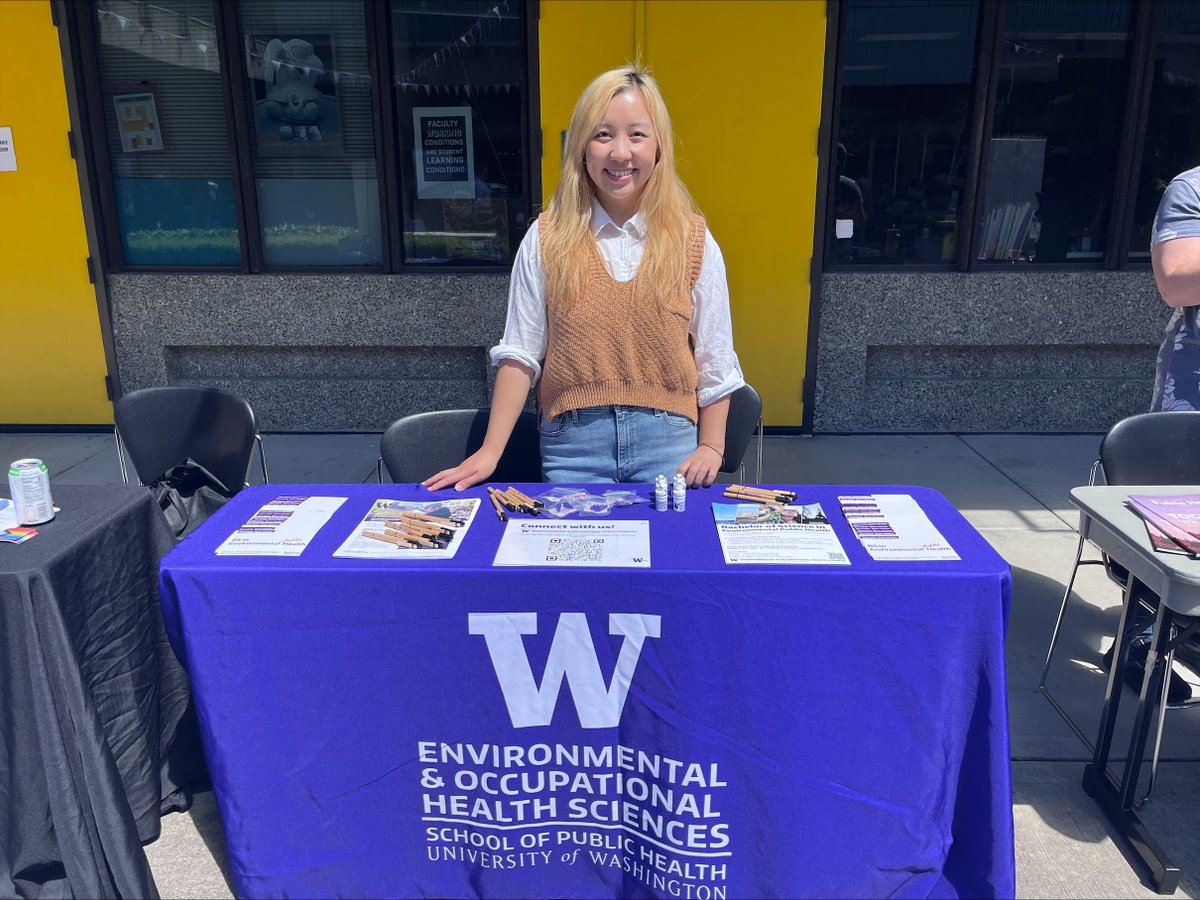 DEOHS adviser Janet Hang is at the Healthcare Career and Transfer fair at @NorthSeaCollege until 1 pm today! Learn about transferring into an Environmental Public Health major @UW: deohs.washington.edu/declaring-major