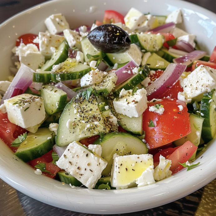 Greek salad for the win!
#HealthyChoices