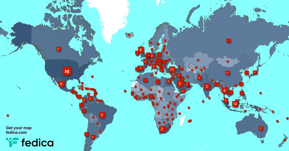 I have 6157 new followers from USA, UAE, Algeria, and more last week. See fedica.com/!Nigeymartin
