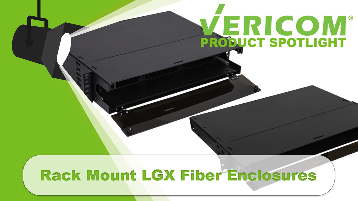 Upgrade w/ Vericom's LGX Fiber Enclosures in 1RU & 2RU formats. Fits 19' racks, supports adapter panels, features splice trays, bend control, and dual-access drawers for easy use.

📦 Product Info: bit.ly/3URFW4e

#FiberOptics
#NetworkSolutions
#DataCenterInfrastructure
