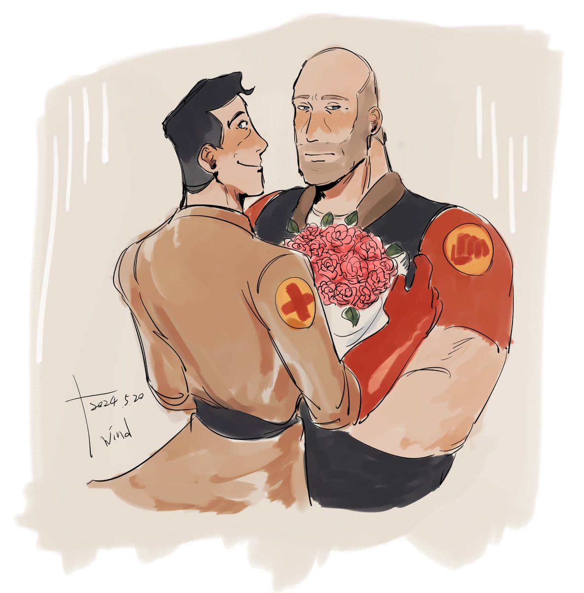 come back and draw TF2 old men again