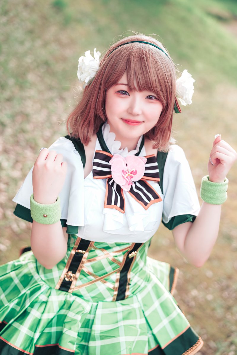 marumaru_per's tweet photo. コスプレ/Cosplay

 ラブライブ！/ 小泉花陽
 💐フラワーブーケ💚

📸 : hiroさん（@uranusplus ） https://t.co/Mk9NlMBO0k