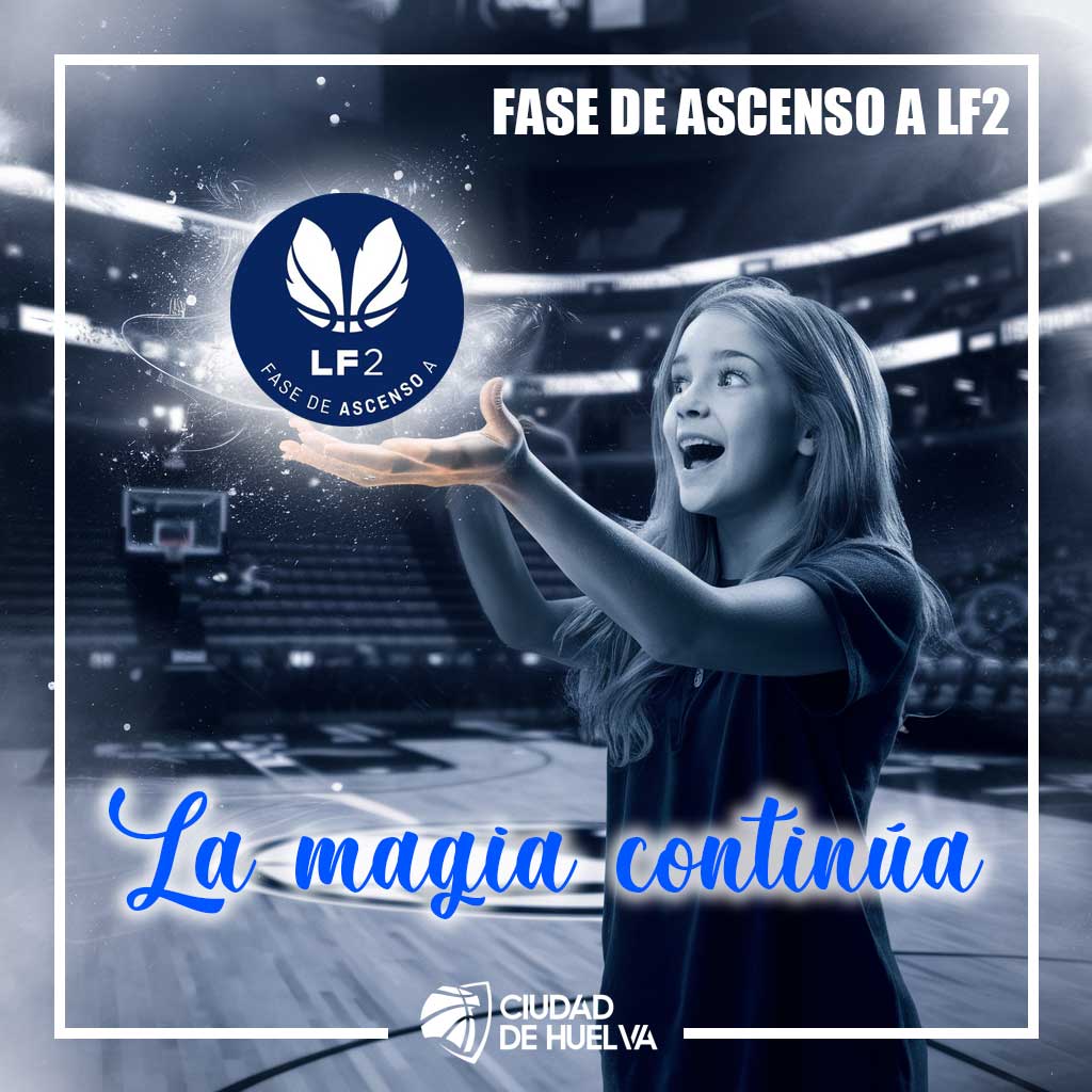 ¡La magia continúa! ✨

Nuestras chicas sueñan con el ascenso y necesitan tu apoyo.

Entrada GRATUITA este jueves a las 19:00 en el Andrés Estrada.

¡No faltes a la Jornada 1 de la FASE DE ASCENSO A LF2! 🏀💪

#VamosHuelva #Baloncesto