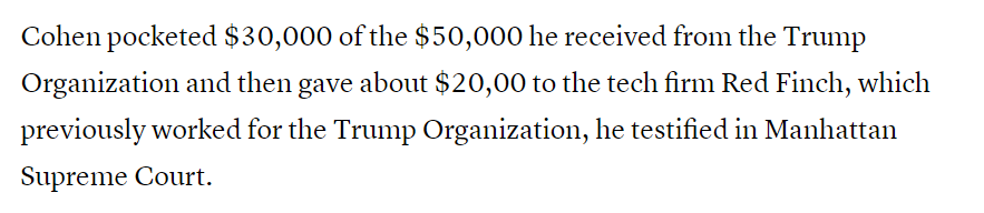 STEALING $30,000 FROM TRUMP COMPLETELY Undermines the entire case and proves what Robert Costello had been saying Cohen lied about 'being loyal' to Trump The Truth is that he told Costello He had NO EVIDENCE of any wrongdoing against Trump