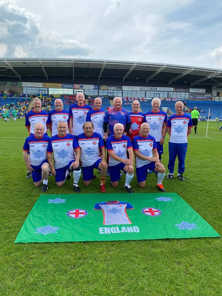 Congratulations to England Over 70s. <a href="/TheIwff/">The IWFF</a> World Champions. Unbeaten in 7 games over the weekend! A special.mention to our own Steven Fort (bottom right).