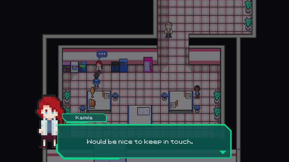 asimovgames's tweet image. Just finished implementing the feature for exchanging contacts with some NPCs. Just like in Pokemon Gold! Now the player can get new tasks from them and improve relationship status.
#indegamedev #indiegame