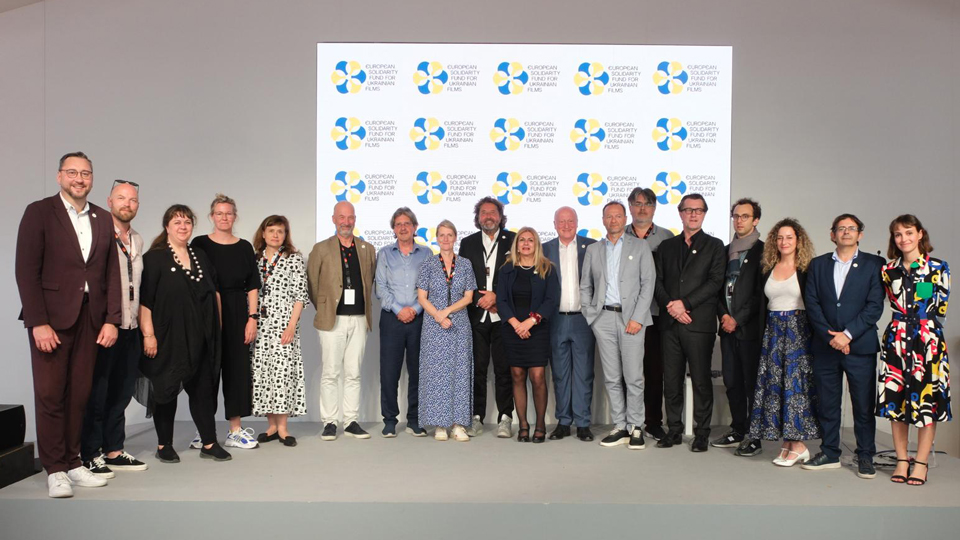 #Cannes2024 Afternoon dedicated to Ukrainian cinema and pitching session of 12 of the 29 projects that have been created since the launch of the European Solidarity Fund For Ukrainian Film (ESFUF). Three of them have already been selected in an international festival. 👉 More